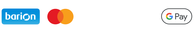 Barion, Mastercard, Visa, Apple Pay és Google Pay fizetés