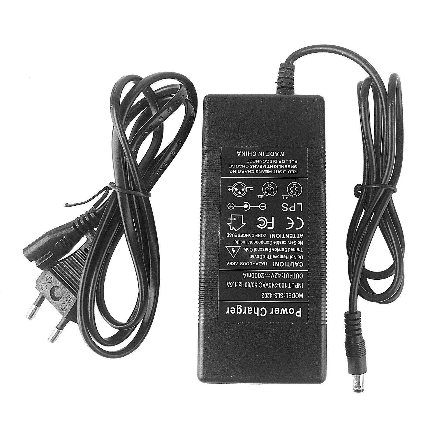 42V 2A töltő – DC 5,5 × 2,1 mm