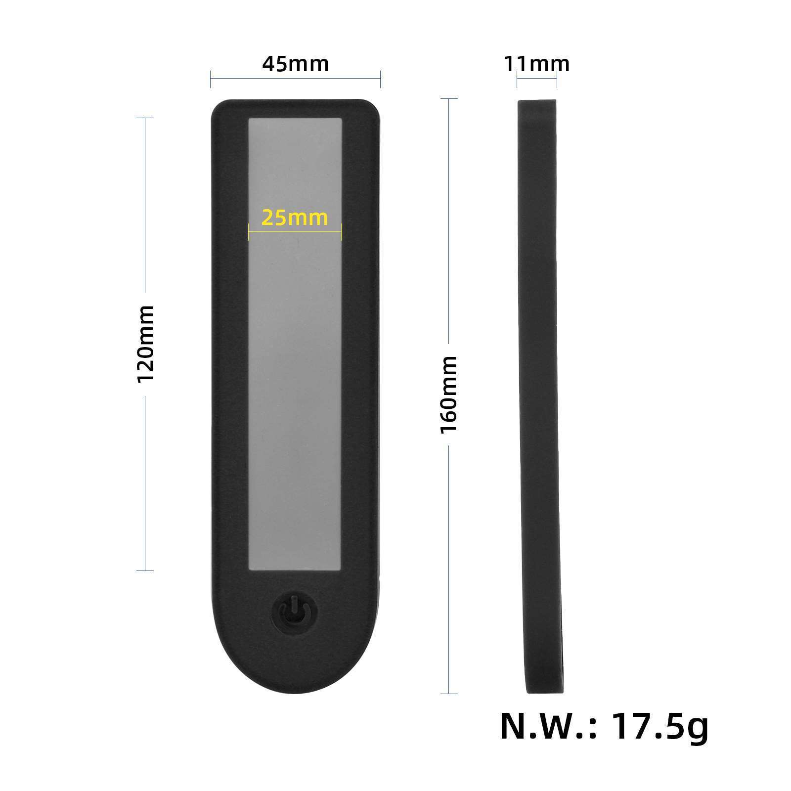 Xiaomi 4 Pro kijelzővédő – fekete szilikon védőburkolat