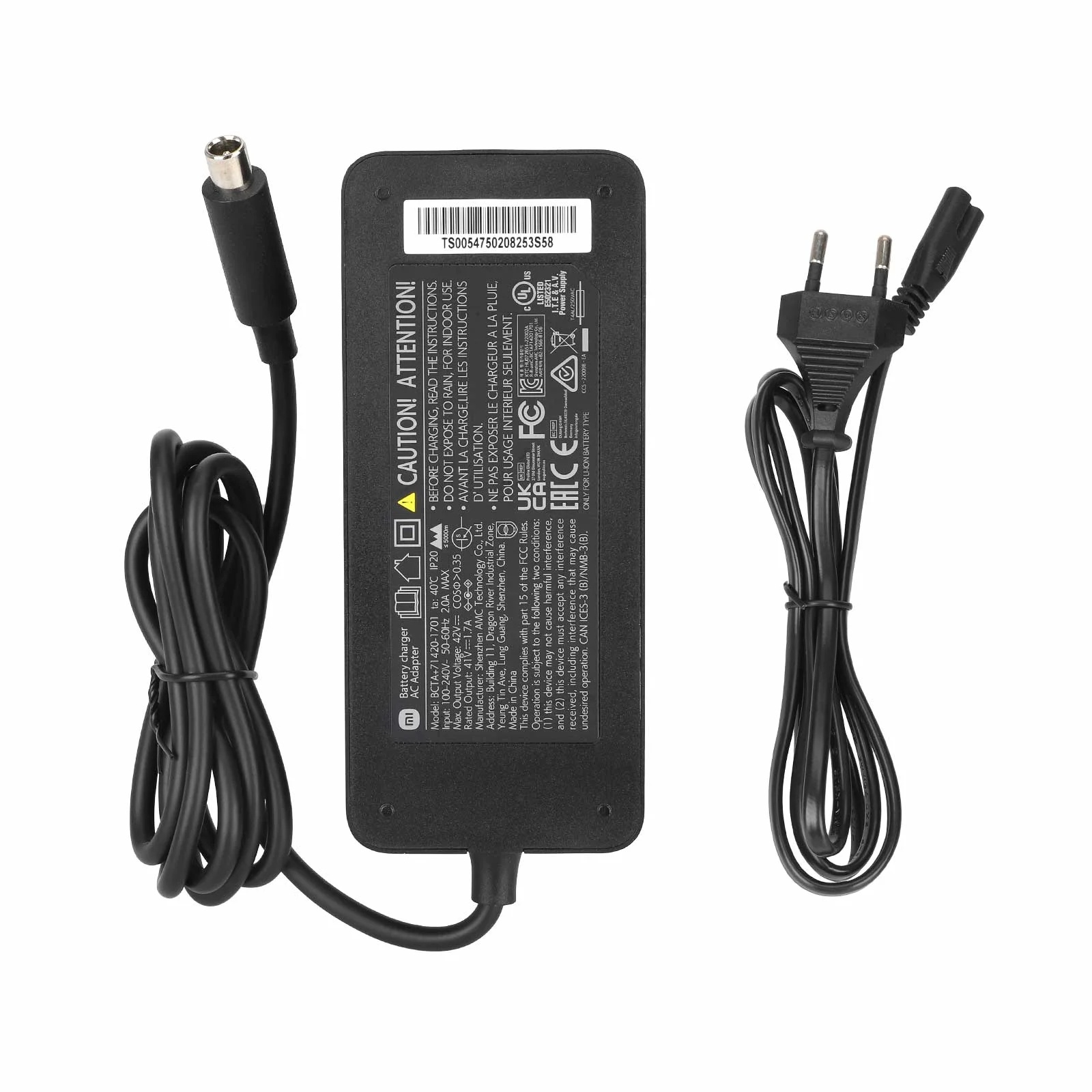 Eredeti Xiaomi 42V 1,7A töltő – M365 / Pro / Pro 2 / 1S / Essential / 3