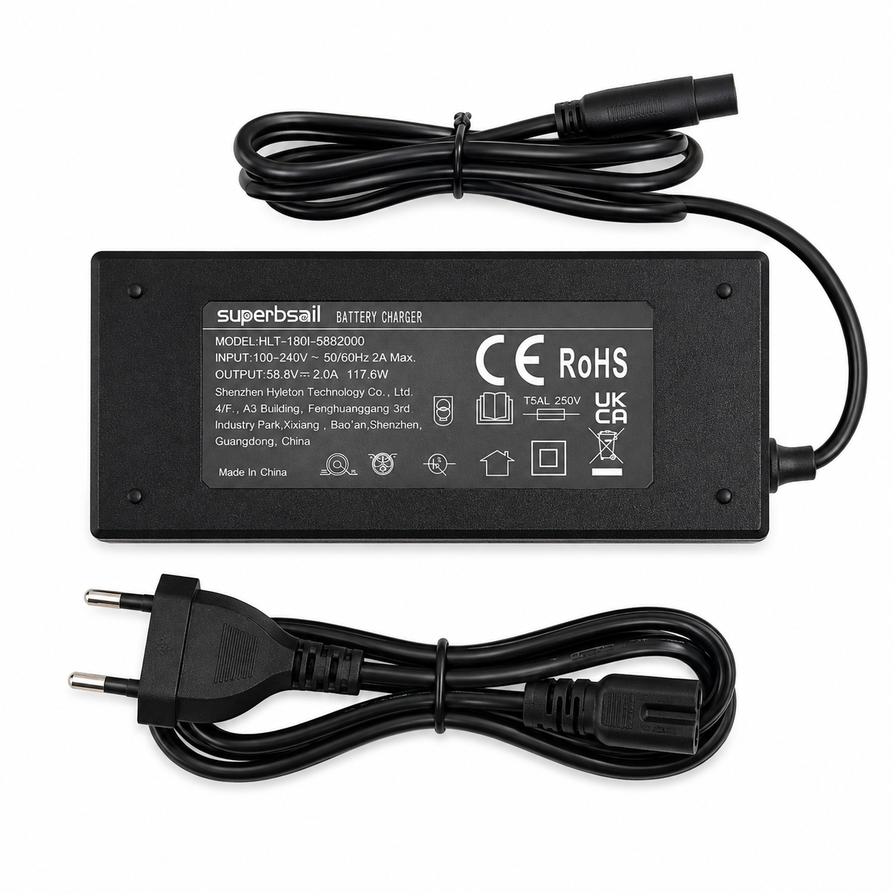 Superbsail 58,8V 2A töltő – KuKirin G2 Master