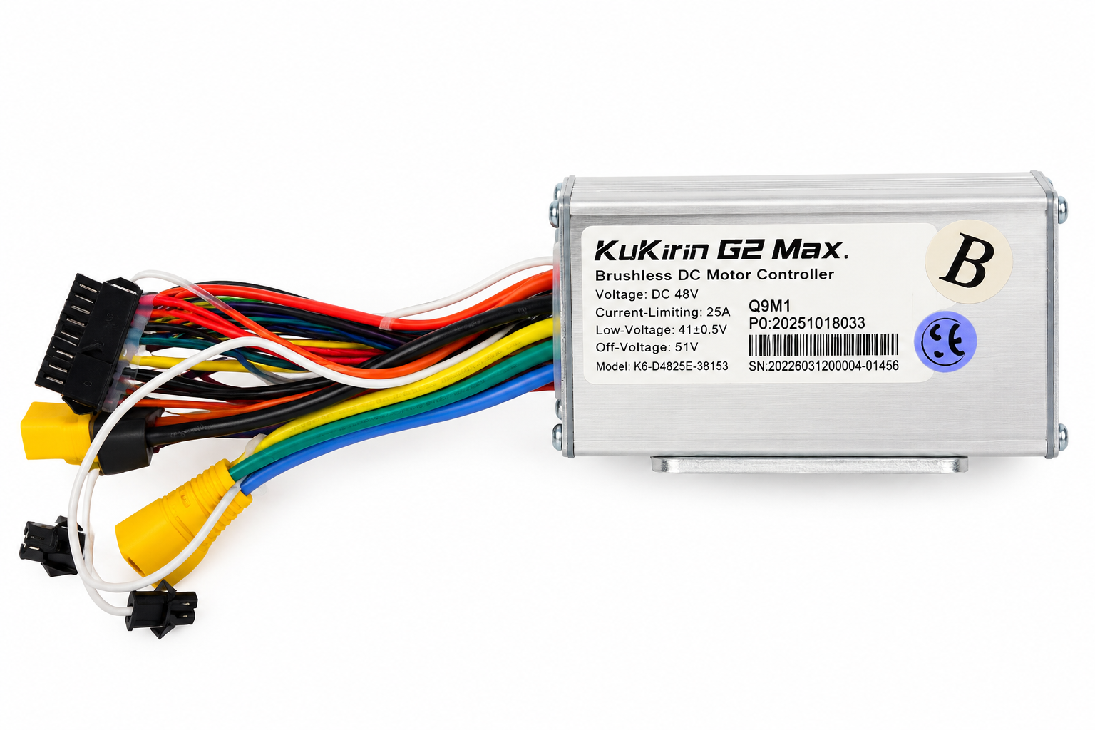 KuKirin G2 Max eredeti vezérlő – B verzió, 48V 25A