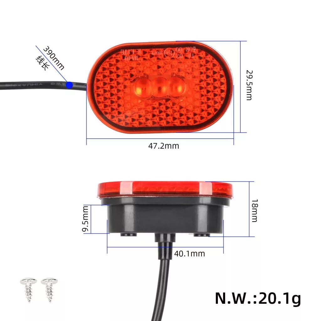 Xiaomi Pro 2 Hátsó Lámpa | Elektromos Rollerhez